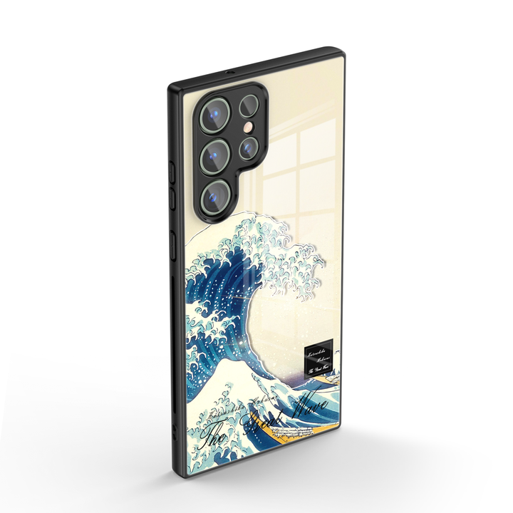 Samsung Oil Painting Series |  " The Great wave " Liquid Silicone Phone Case