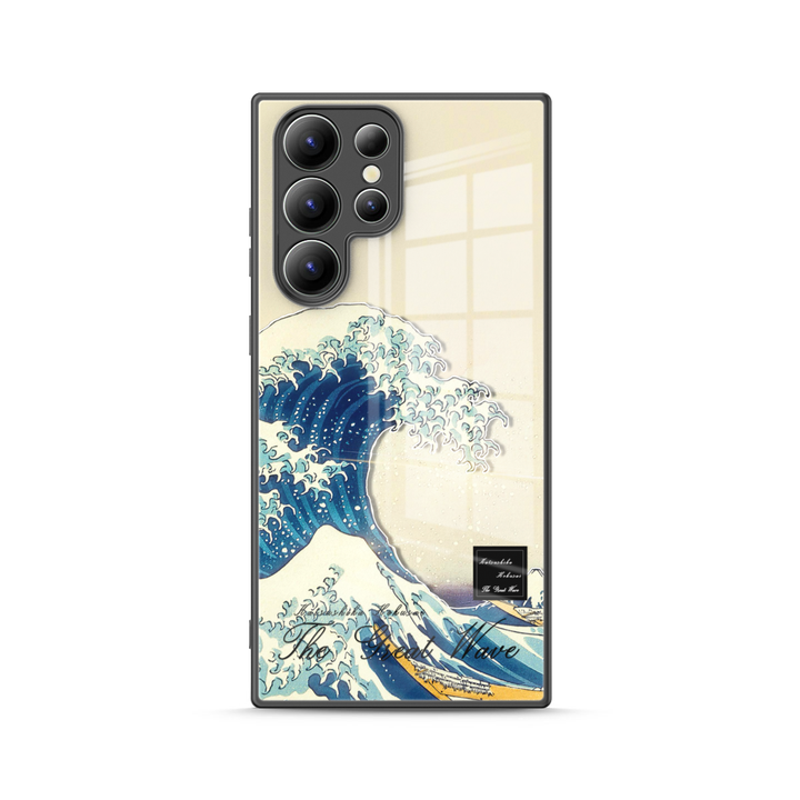 Samsung Oil Painting Series |  " The Great wave " Liquid Silicone Phone Case