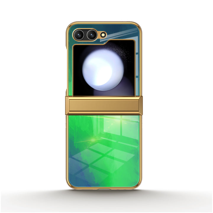 " Elf Green " | Samsung Electroplated Glass Case