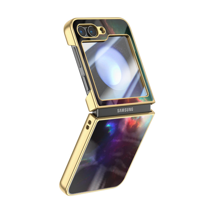 " Colorful Clouds-Light " | Samsung Electroplated Glass Case