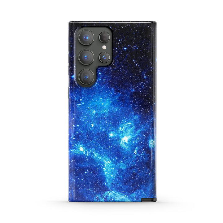 Samsung Galaxy Series | " Milky Way-Pole Ice " Tempered Glass Phone Case