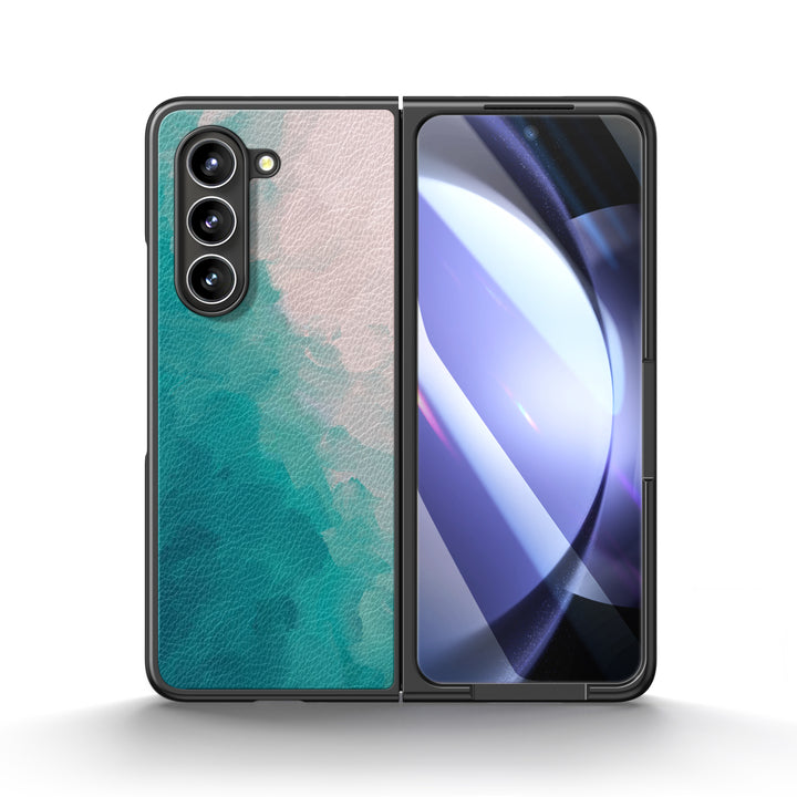 " Sand and Sea " | Samsung Tempered Glass Case