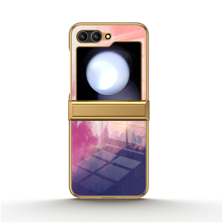 " Berry Color " | Samsung Electroplated Glass Case