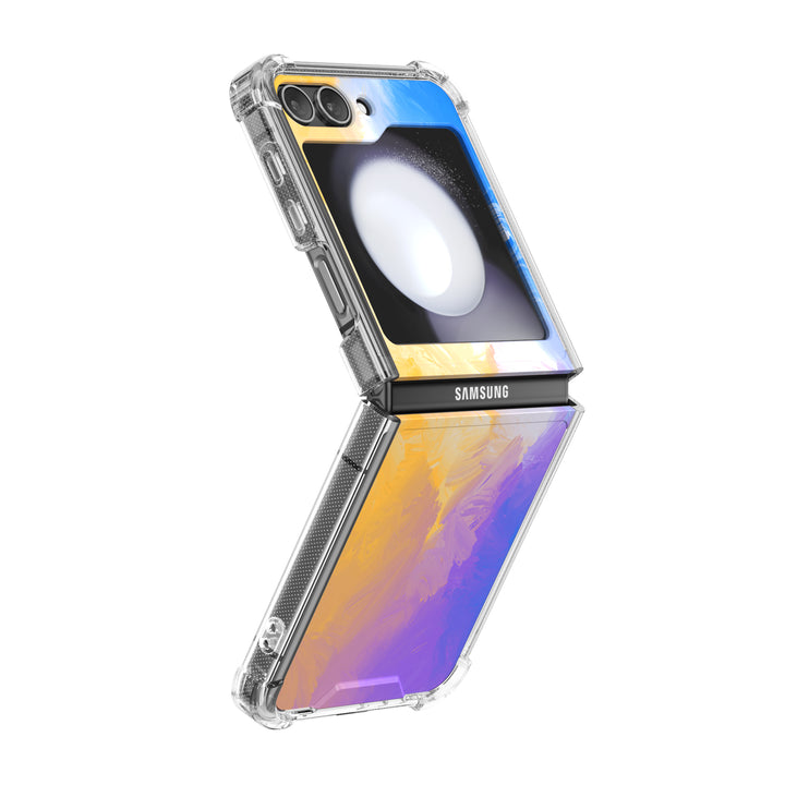 " Lilac Yellow " | Samsung Electroplated Glass Case