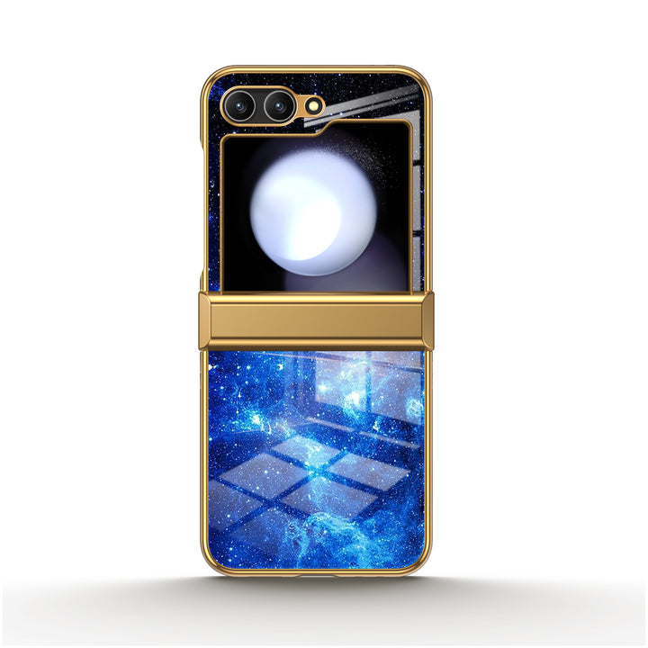 " Milky Way-Pole Ice " | Samsung Electroplated Glass Case