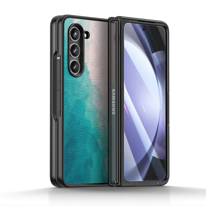 " Sand and Sea " | Samsung Tempered Glass Case