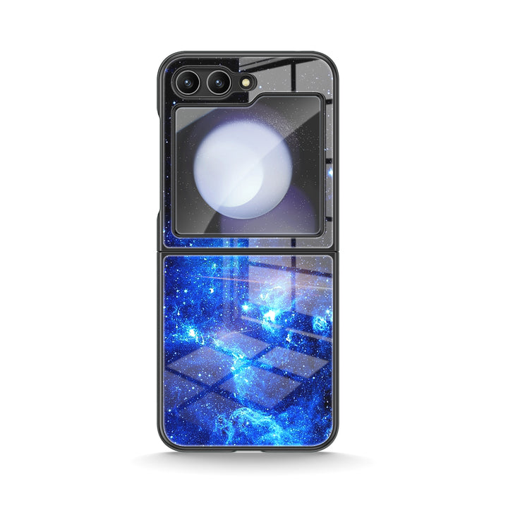 " Milky Way-Pole Ice " | Samsung Electroplated Glass Case