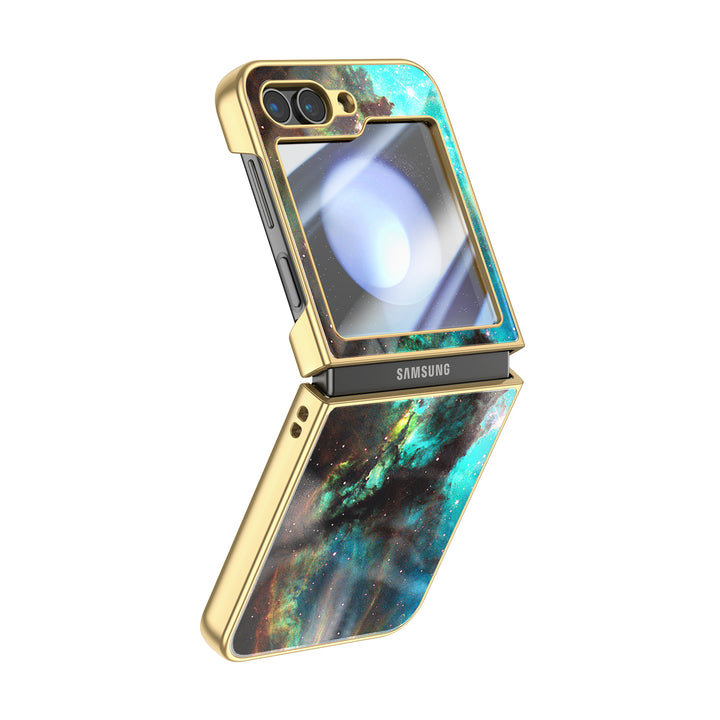 " Milky Way-Star Pupil " | Samsung Electroplated Glass Case