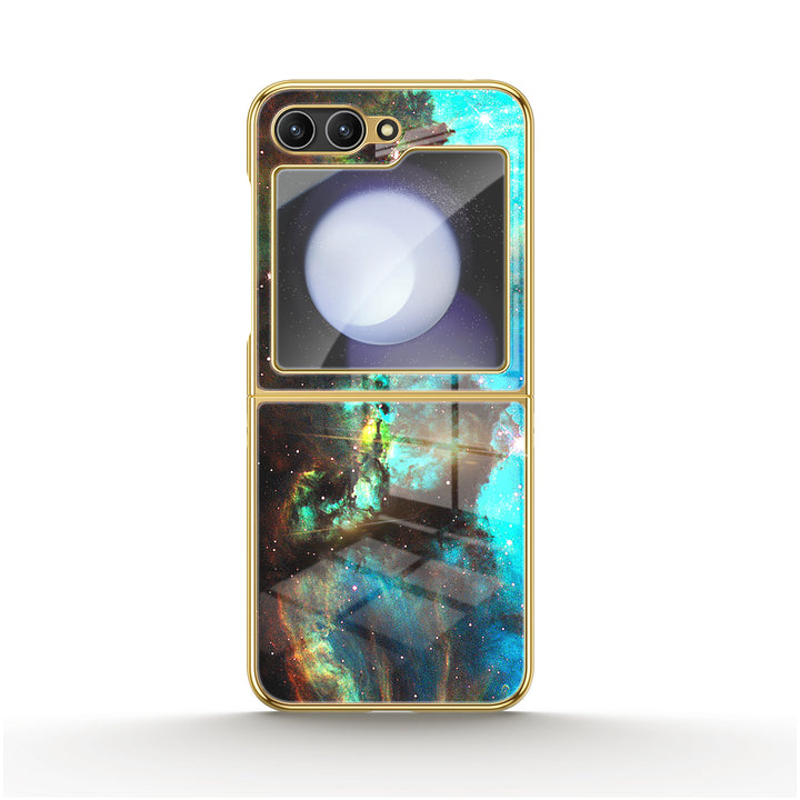 " Milky Way-Star Pupil " | Samsung Electroplated Glass Case