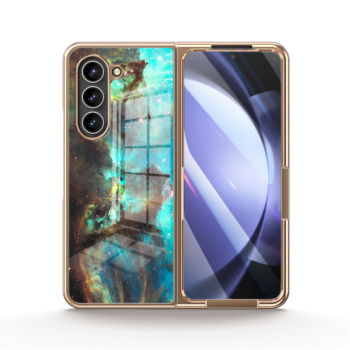 " Milky Way-Star Pupil " | Samsung Tempered Glass Case