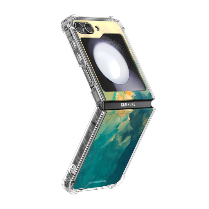 " Swamp Green " | Samsung Electroplated Glass Case