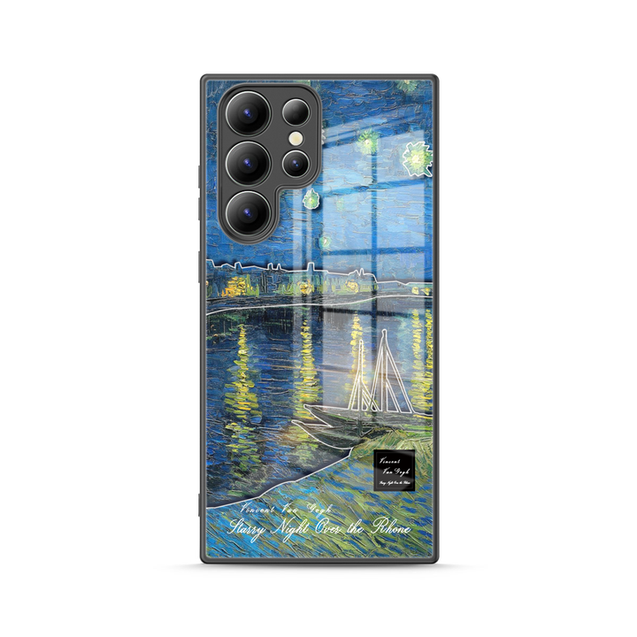 Samsung Oil Painting Series |  " Starry Night Over the Rhône " Liquid Silicone Phone Case