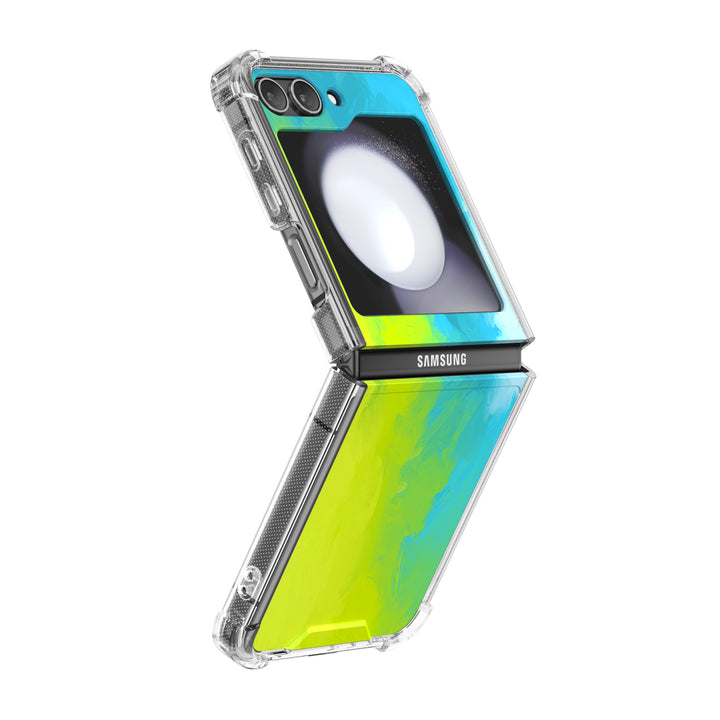 " Fluorescent Beach " | Samsung Electroplated Glass Case