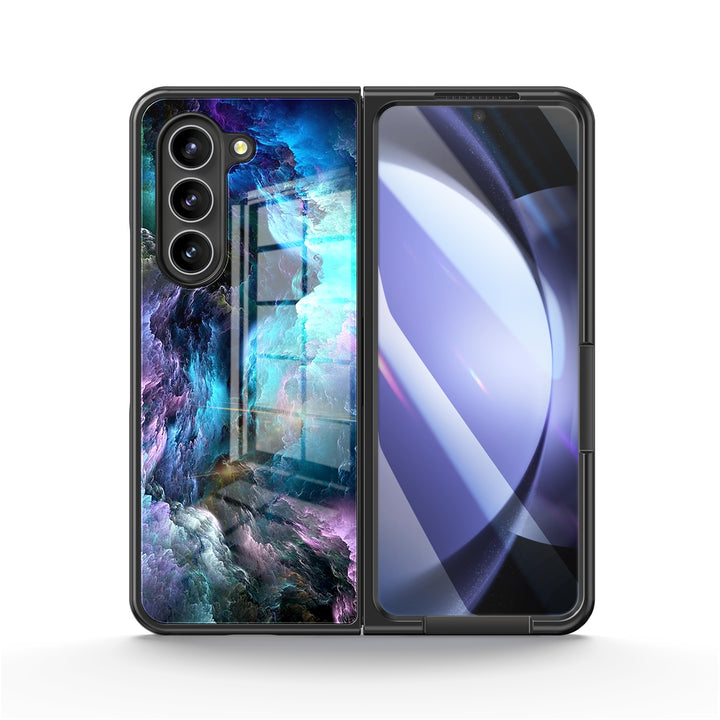 " Nebula-Abyss " | Samsung Tempered Glass Case