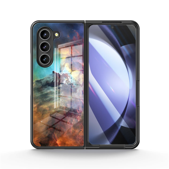 " Cloud Galaxy " | Samsung Tempered Glass Case