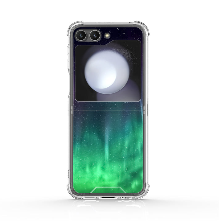 " Starry Night-Aurora " | Samsung Electroplated Glass Case