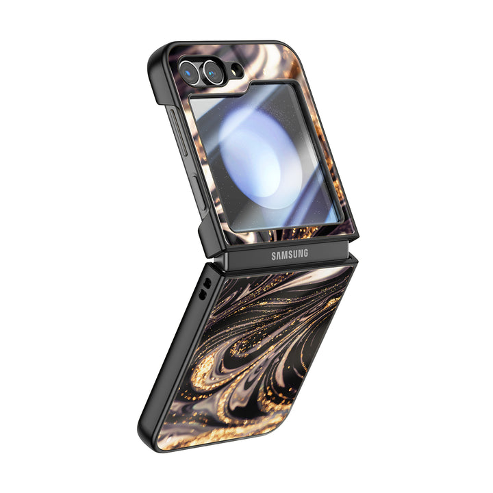 " Golden Night " | Samsung Electroplated Glass Case