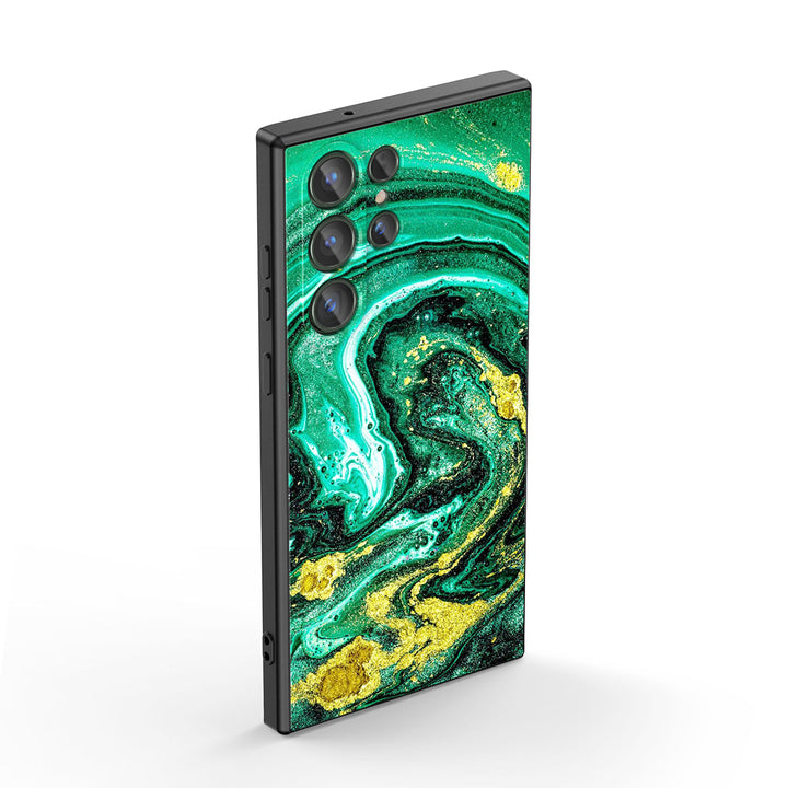 Samsung Gilt Series | " Green Ocean " Tough Phone Case