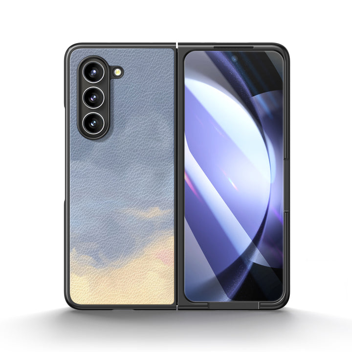 " Sea fog Blue " | Samsung Tempered Glass Case