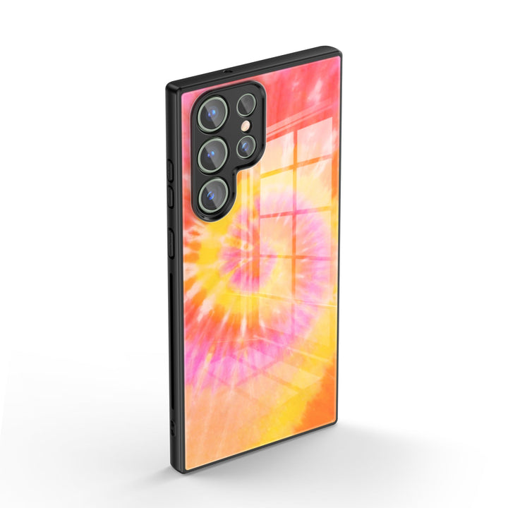 Samsung Tie Dye Series | " Jelly Orange " Tough Phone Case