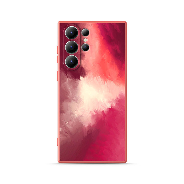 " Berry Red " | Samsung Liquid Silicone Case