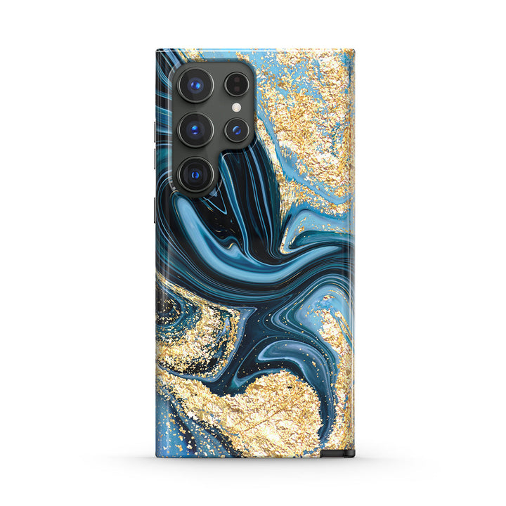 Samsung Gilt Series | " Gilded Airflow " Tempered Glass Phone Case