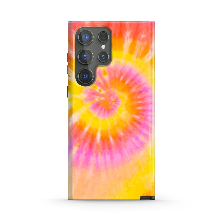 Samsung Tie Dye Series | " Jelly Orange " Tough Phone Case