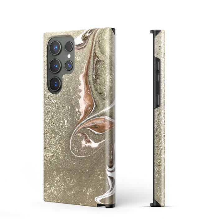 Samsung Gilt Series | " Gilded Sand " Liquid Silicone Phone Case