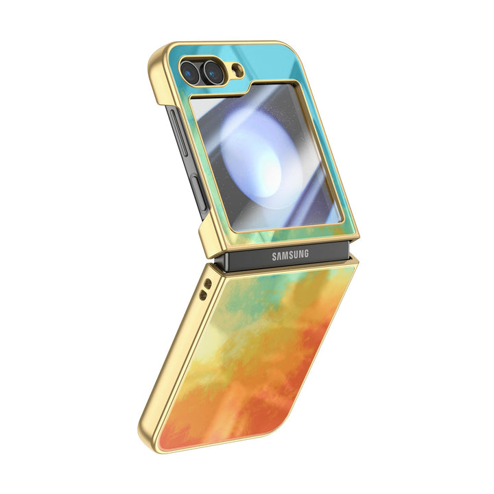 " Smoke Mango " | Samsung Electroplated Glass Case