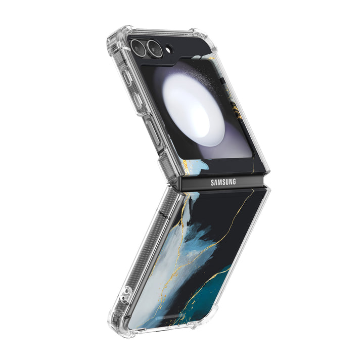 " Blue Shade " | Samsung Electroplated Glass Case