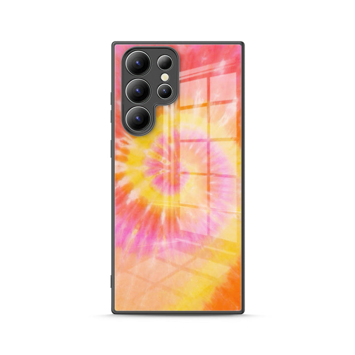 Samsung Tie Dye Series | " Jelly Orange " Tough Phone Case