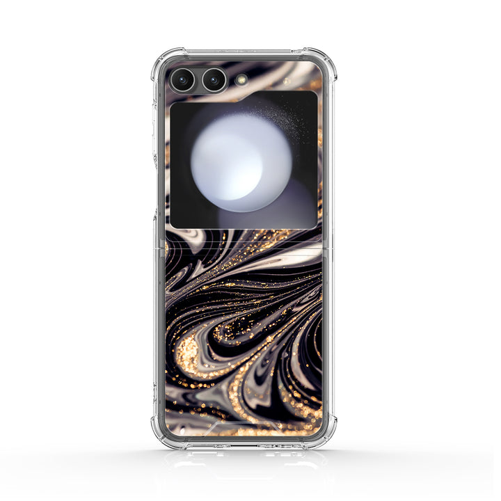 " Golden Night " | Samsung Electroplated Glass Case