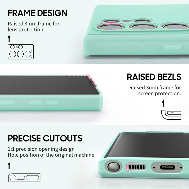 " Elf Green " | Samsung Tempered Glass Case