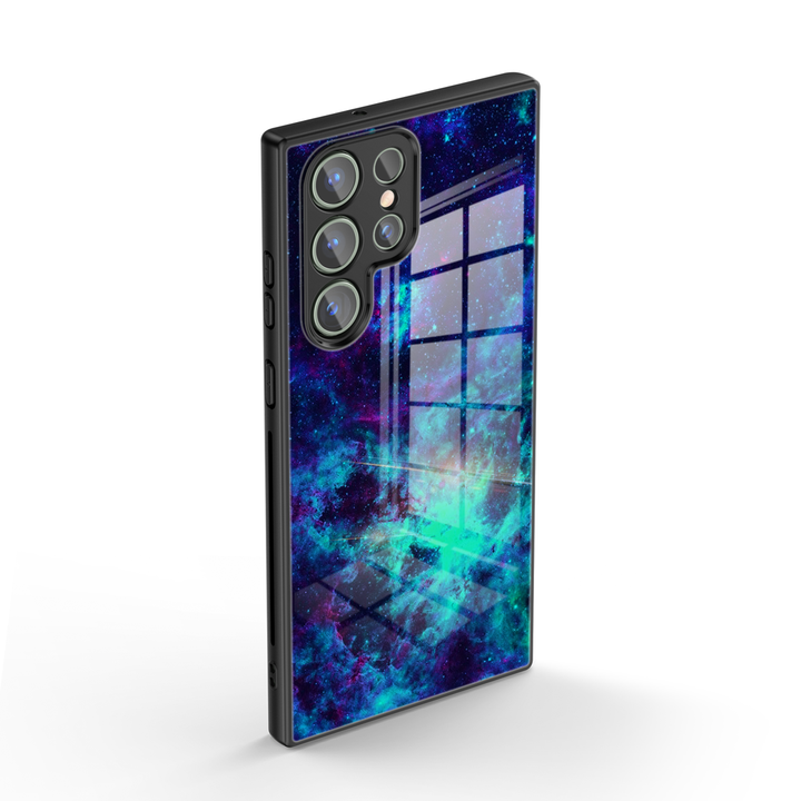 Samsung Galaxy Series | " Milky Way-Elysium " Tempered Glass Phone Case