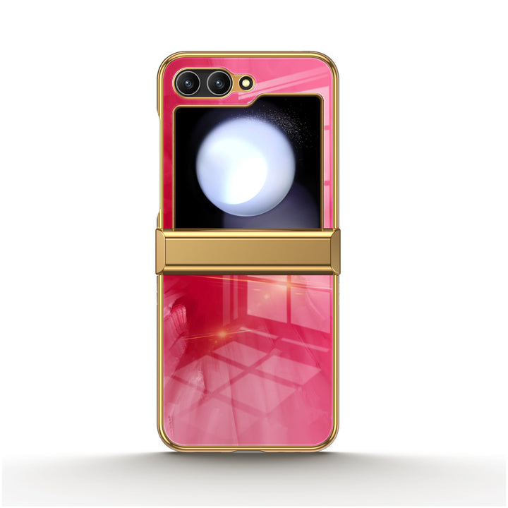 " Red " | Samsung Electroplated Glass Case