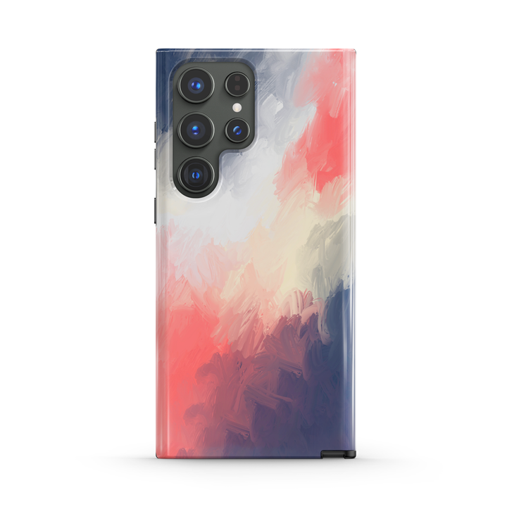 " Blue Red " | Samsung Liquid Silicone Case