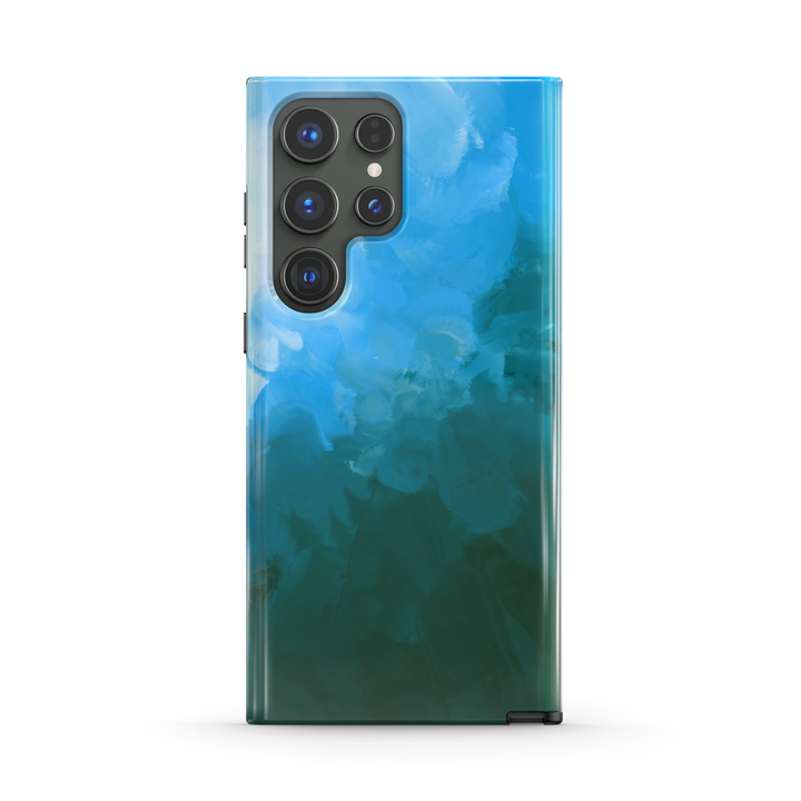 " Blue Black " | Samsung Liquid Silicone Case