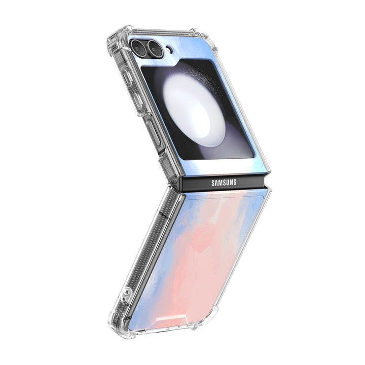 " Lavender Pink " | Samsung Electroplated Glass Case