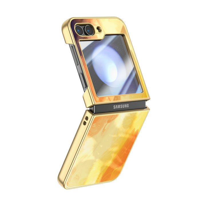 " Smoked Orange " | Samsung Electroplated Glass Case