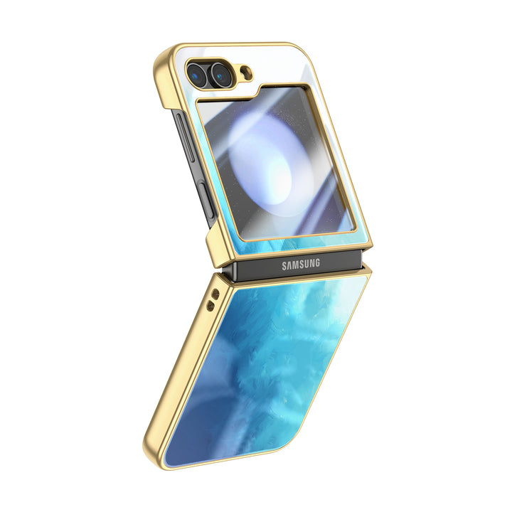 " Salt Sea Color " | Samsung Electroplated Glass Case