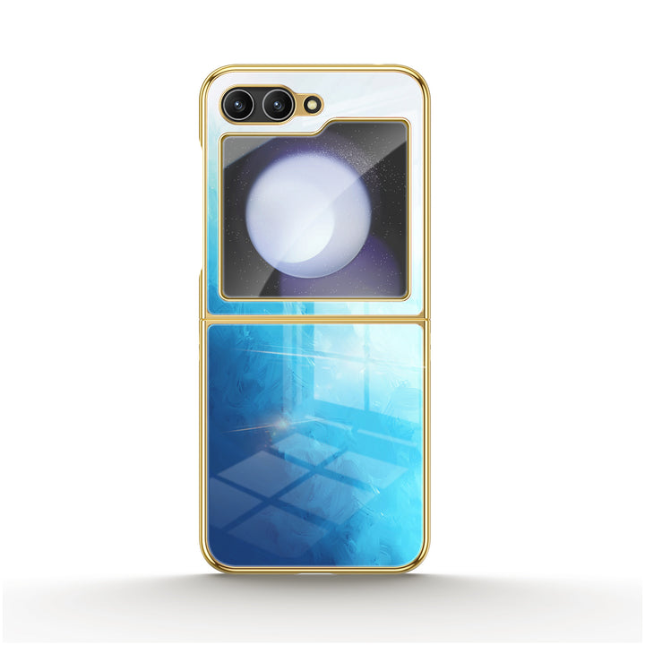 " Salt Sea Color " | Samsung Electroplated Glass Case