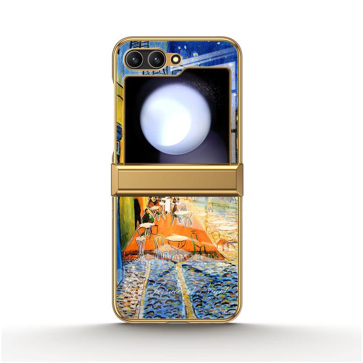 " Cafe Terrace At Night " | Samsung Electroplated Glass Case