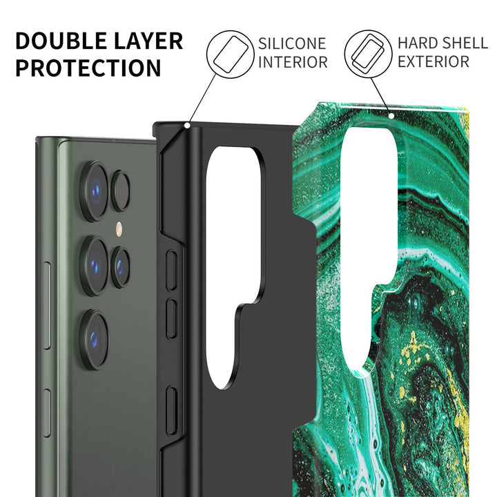 Samsung Gilt Series | " Magic " Tempered Glass Phone Case