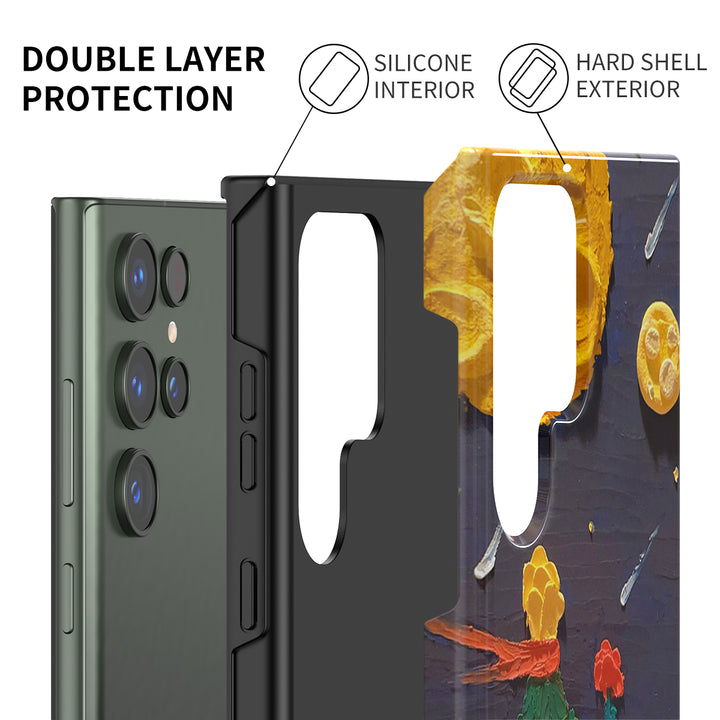 Samsung Oil Painting Series |  " The Little Prince-Meteor " Liquid Silicone Phone Case