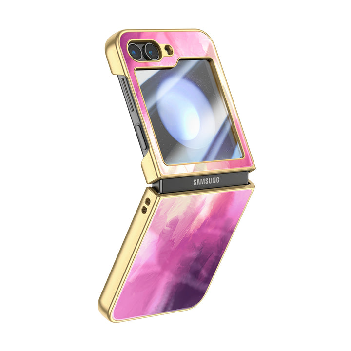 " Cherry Cream " | Samsung Electroplated Glass Case