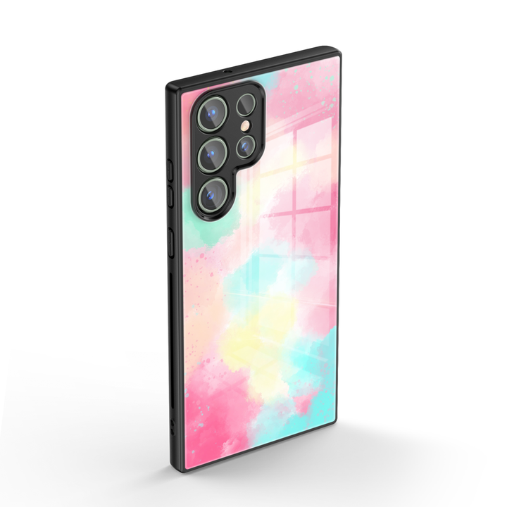 " Candy Colors " | Samsung Tempered Glass Case