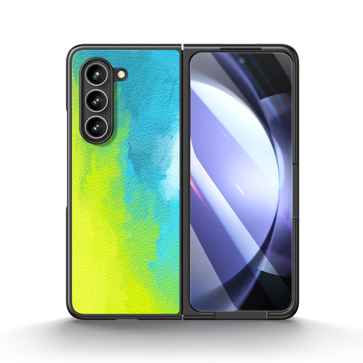 " Fluorescent Beach " | Samsung Tempered Glass Case