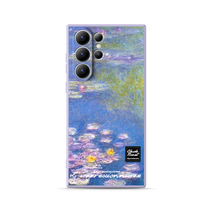 Samsung Oil Painting Series |  " Water lilies " Liquid Silicone Phone Case