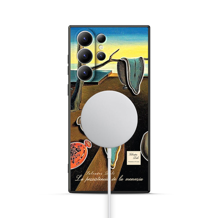 Samsung Oil Painting Series |  " The Persistence of Memory " Liquid Silicone Phone Case