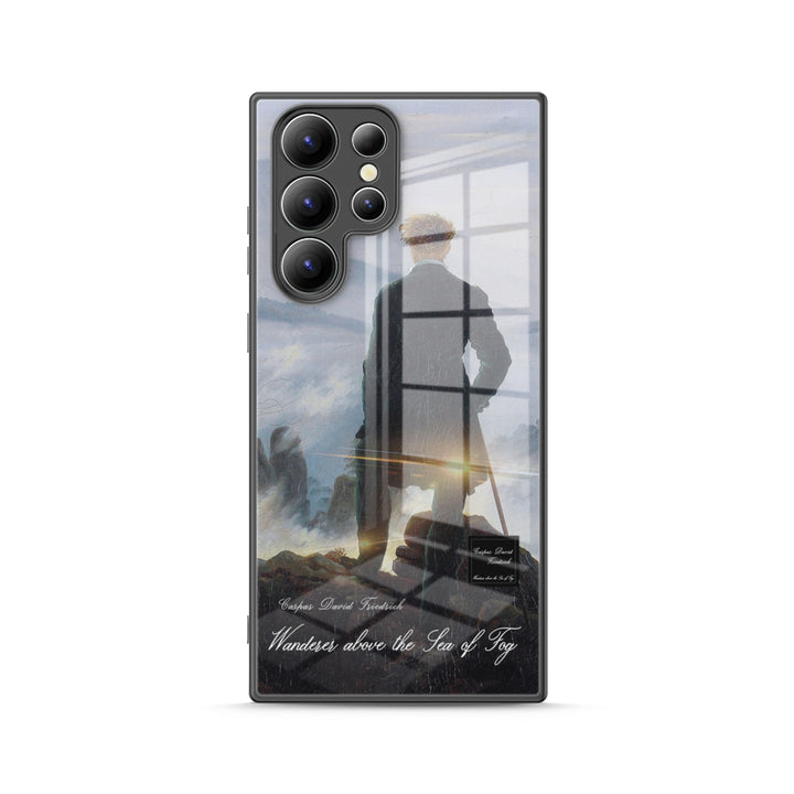 Samsung Oil Painting Series |  " Wanderer above the Sea of Fog " Liquid Silicone Phone Case